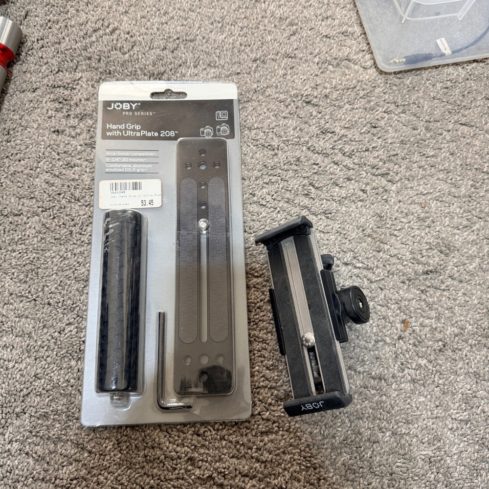 Joby‎ Pro Series Hand Grip with UltraPlate 208 Arca-Swiss DSLR & Phone Mount Kit
